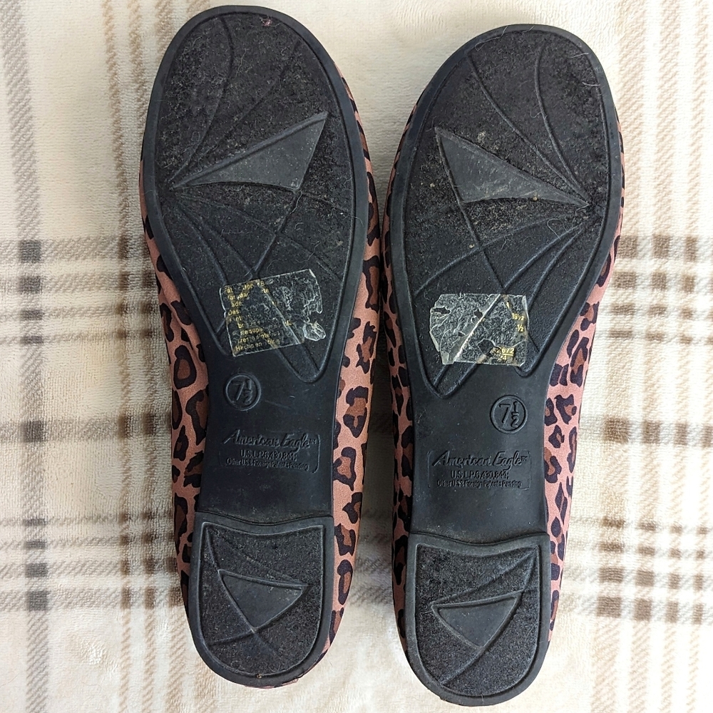 American Eagle Animal Print Ballet Flats - Picture 6 of 9